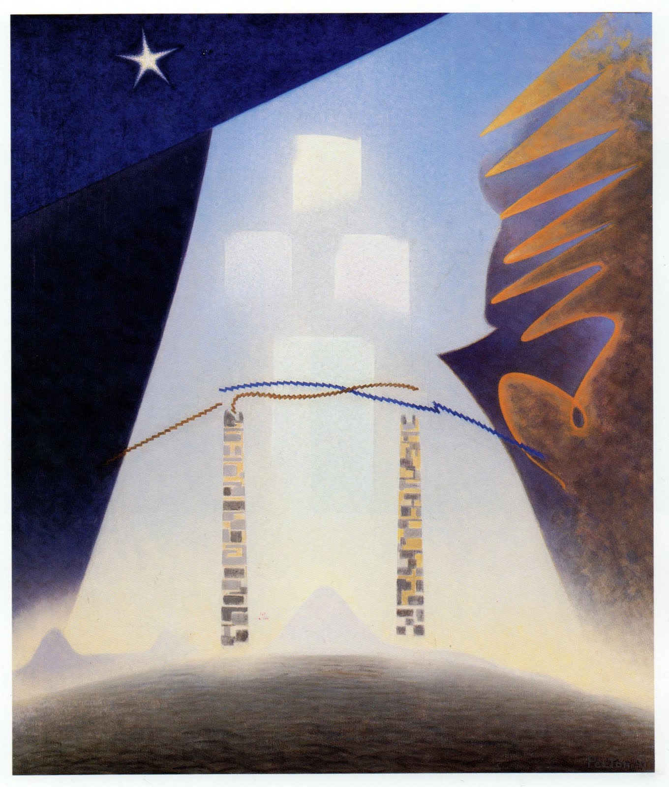 Agnes Pelton - Future - Cosmic Flow of Time