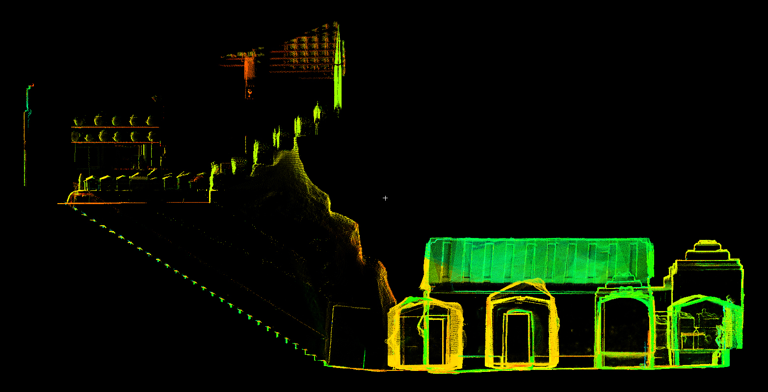 3D laser model of the Hypogeum of Volumni