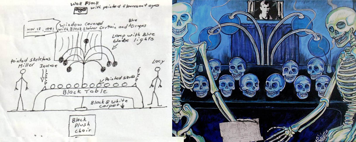 Dahmer's drawing of the shrine